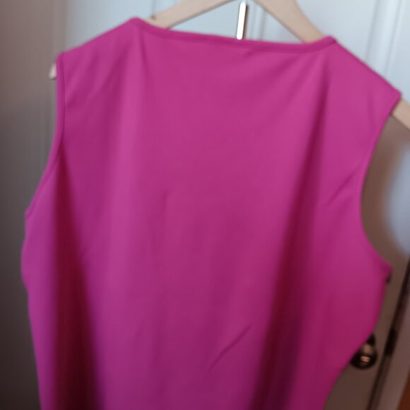 LANDS END WOMEN'S 2X  SLEEVELESS PINK TOP Pull On - Picture 5 of 6